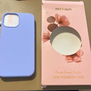 Light purple iphone 13 mini cell phone case
